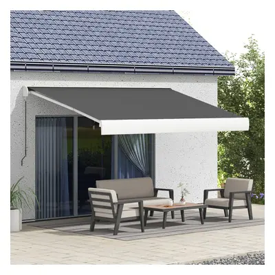 Outsunny x 3(m) Electric Retractable Awning Sun Canopies for Door Window