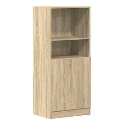 (sonoma oak) vidaXL Kitchen Cabinet Freestanding Storage Cabinet Cupboard Engineered Wood