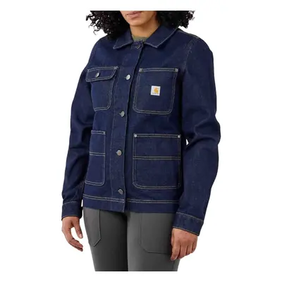 Carhartt Women's Rugged Flex Relaxed Fit Denim Jacket Basin Medium