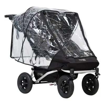 Mountain Buggy Duet Double Cover, Storm, Clear