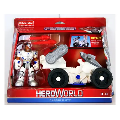 Fisher-Price Hero World DC Super Friends Cyborg and ATV with bonus DVD