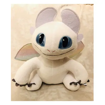 D Dreamworks, How to train your dragon - Light fury plush soft toy