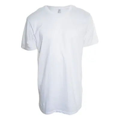 Calvin Klein Men's Classic Crew Neck T-shirt (4 Pack) (Medium White