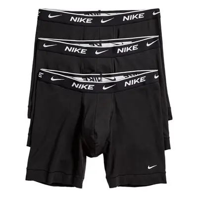 Nike Men`s Everyday Cotton Stretch Boxer Briefs Pack (Medium Black(