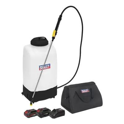 Sealey SV20 Series 15L Cordless Garden Backpack Sprayer 20V - Batteries CP20VGBSKIT