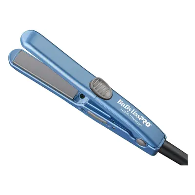 BaBylissPRO Nano Titanium Mini Straightening Iron Blue 0.5 Inch