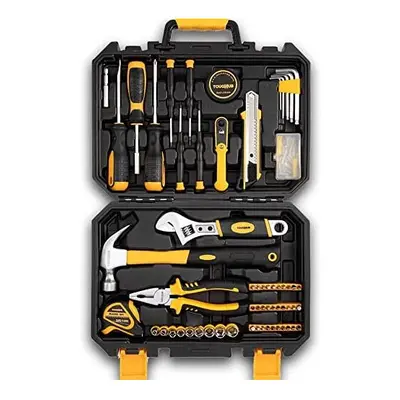 ToughHub Pcs Hand Tool Kit - Multi Purpose Household and DIY Tool Kit Box - Tool Organizer Inclu