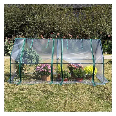 Metal Hobby Greenhouse with Window Opening