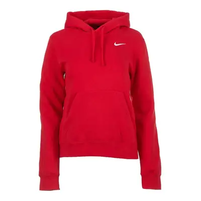 Nike Womens Pullover Fleece Hoodie (Red Medium)