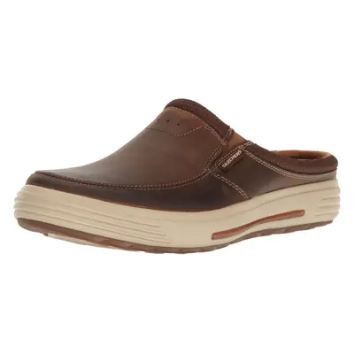 Skechers mens Porter Vamen Slip On Loafer Brown 9.5 US