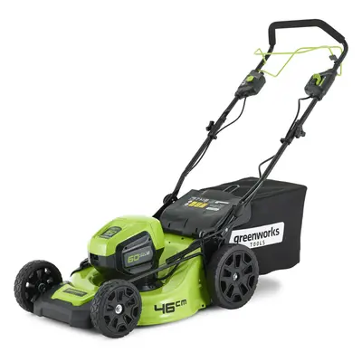 Greenworks GD60LM46SP Cordless 60v Self Propelled Lawn Mower 46cm/18in Bare Unit