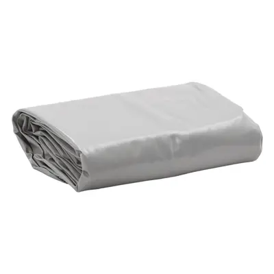 vidaXL Tarpaulin Cover Ground Sheet Waterproof Camping Tarp Cover Grey /mÃÂ²