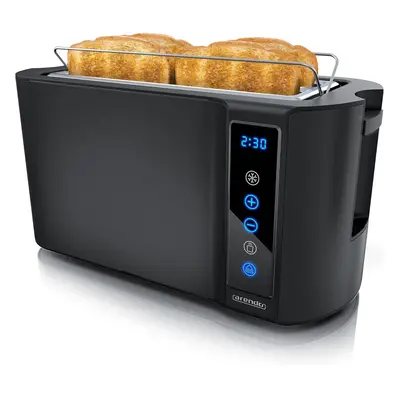 4 slice long slot toaster - Touch panel - Remaining time display - Double shell - With warming r