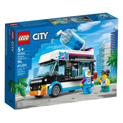 LEGO City Penguin Frozen Drink Car Toy Blocks Present City Making Vehicles Glue Boys Girls Ages 