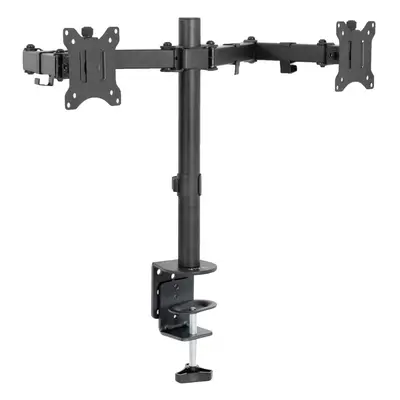 VIVO Dual to inch LCD Monitor Desk Mount Fully Adjustable Stand with Tilt and Swivel Holds Scree