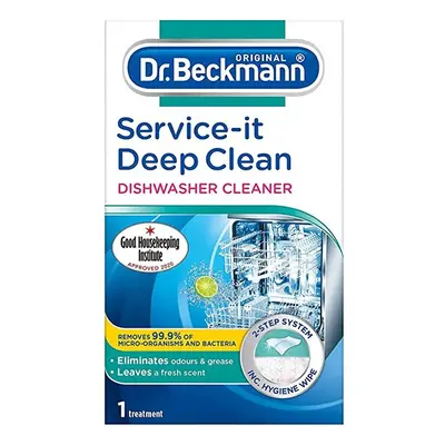 Dr. Beckmann Service-it Deep Clean Dishwasher Cleaner | Hygienically cleans and removes bad odou