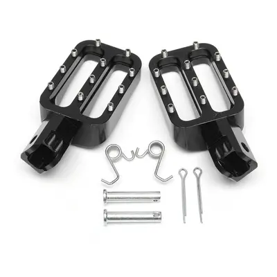 (Black) Foot Pegs For Pit Dirt Bike Chinese 50cc-160cc CRF XR KLX TTR SSR Thumpstar