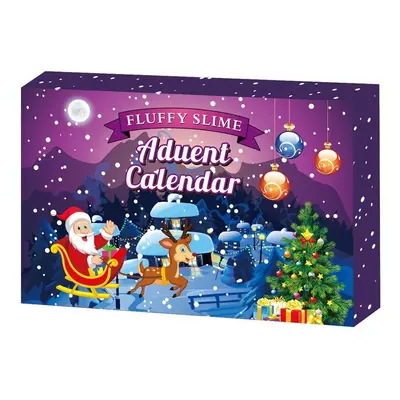 (A) Fluffy Slime Advent Calendar Days Countdown To Christmas Xmas Girls Kids Gift