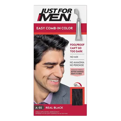 Just For Men Autostop Color #A-55 Real Black (2 Pack)