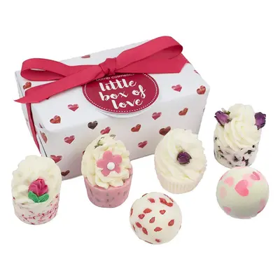 Bomb Cosmetics Little Box of Love Handmade Bath Melts Ballotin Gift Pack [Contains 6-Pieces], g