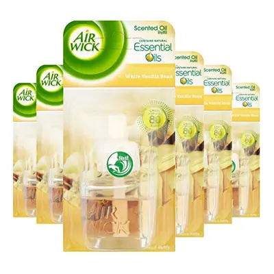 Air Wick Electrical Plug In Refills, White Vanilla Bean, 19ml Refill x (Total Refills)