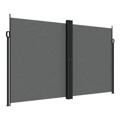 (anthracite, x cm) vidaXL Retractable Side Awning Outdoor Privacy Screen Balcony Sunshade Shelte