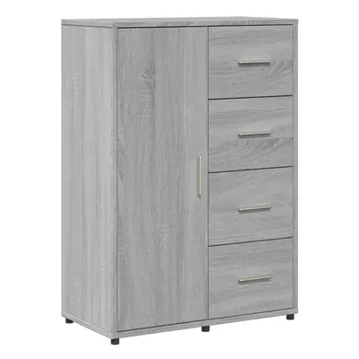 (grey sonoma) vidaXL Sideboard Cupboard Side Cabinet Highboard Sonoma Oak Engineered Wood