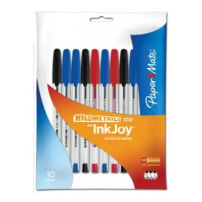 (Assorted) Paper Mate InkJoy Ballpoint Pen Medium 1.0mm 10pk