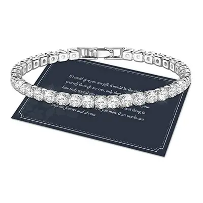 Tennis Bracelet,Women Bracelet,Silver Bracelet,Crystal Bracelet,5A Cubic Zircon Bracelet,Bracele