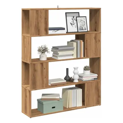 vidaXL Book Cabinet/Room Divider Artisan Oak 100x24x124.5 cm