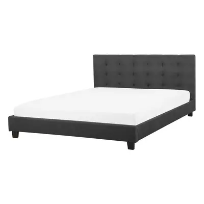 Waterbed ROCHELLE x cm (EU Super King) Fabric Dark Grey