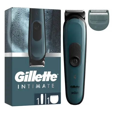 Gillette Intimate i3 Trimmer for Men, Pubic Hair Trimmer & Shaver for Men, SkinFirst Technology,