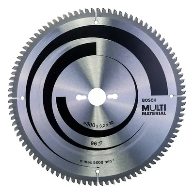 Bosch Multi Material Circular Saw Blade, 300mm x 3.2mm x 30mm, Teeth, Grey