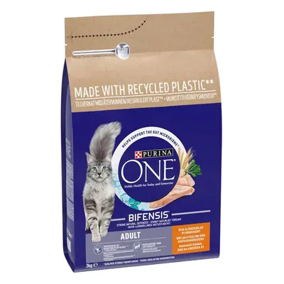 Purina ONE Adult Dry Cat Food Rich in Chicken 6kg, Packaging may vary