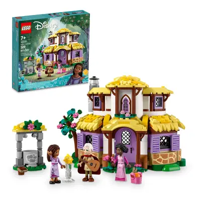 LEGO Disney Wish: Ashas Cottage Building Toy Set A Cottage for Role-Playing Life in The Hamlet C