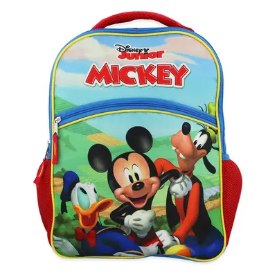 Mickey Mouse and Friends Boys Girls Inch School Backpack (Blue One Size)