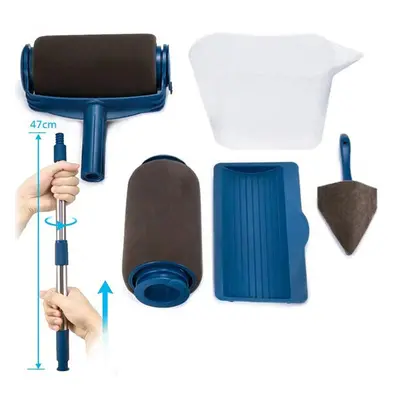 Charminer Pcs Professional Paint Roller, Refillable Paint Roller Painter Set, Multifunctional Br