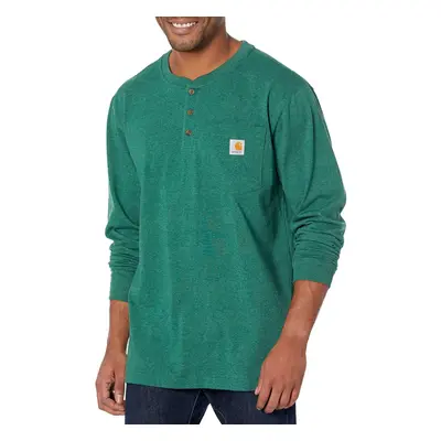 Carhartt Men's Loose Fit Heavyweight Long-Sleeve Pocket Henley T-Shirt