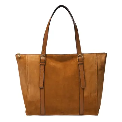 Fossil Carlie Tote Saddle