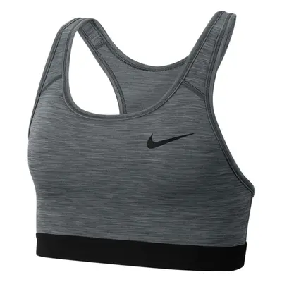 Nike Women's Medium Support Non Padded Sports Bra with Band Smoke Gre