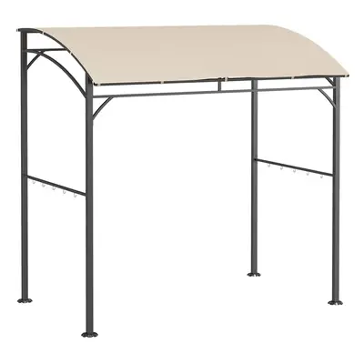 Outsunny 2.2 x 1.5 m BBQ Gazebo Tent Sun Shade with Canopy and Hooks