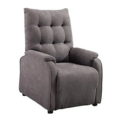 (Charcoal) Charlbury Fabric Recliner Armchair Sofa Fireside Chair Reclining Cinema