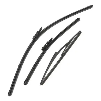 Two Front Wiper Blades & One Rear Wiper Blade For Nissan Qashqai