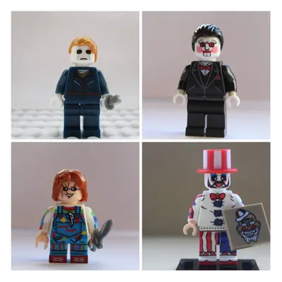 Halloween Horror Models Mini Toy Action Figures Fit Lego Chucky Billy