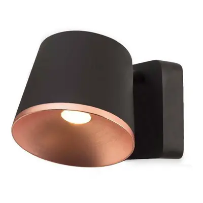 Leds-C4 Drone - Integrated LED Indoor Wall / Ceiling Light Brown, Copper