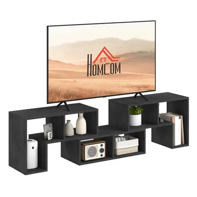 HOMCOM TV Unit for TVs up to Inches, Free Combination TV Stand, Black