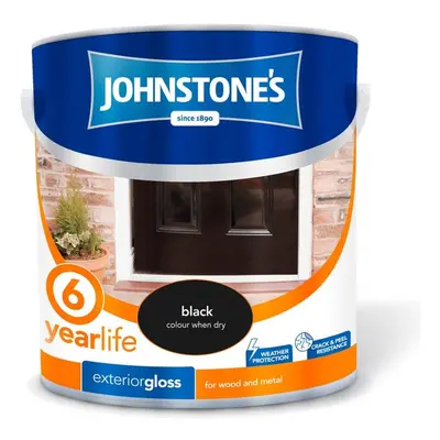 Johnstone's - Exterior Hardwearing Gloss 2.5L - Black