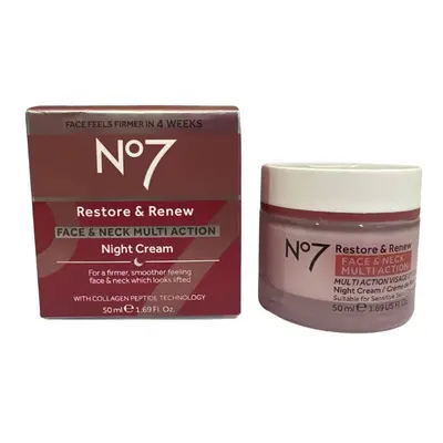 No7 Restore and Renew Night cream - oz by Boots