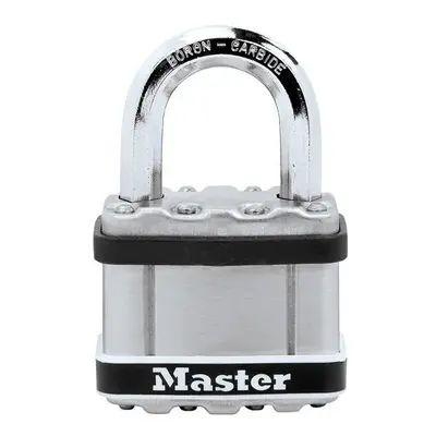 Master Lock Excellâ¢ Laminated Stainless Steel 51mm Padlock M5EURDSTSCC