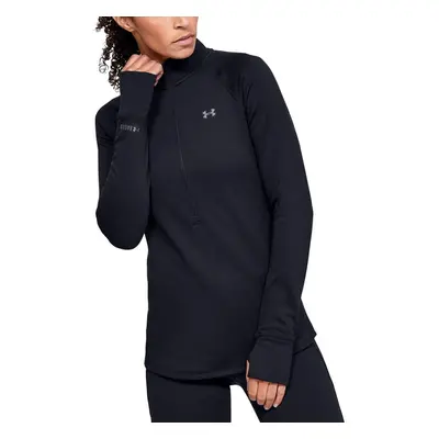 Under Armour Women's ColdGear Base 4.0 Zip SM Black